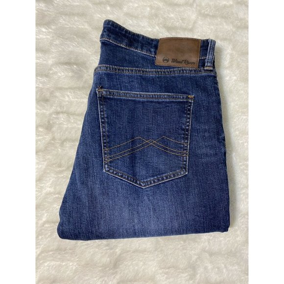 WindRiver Outfitting Blue Jeans Slim Fit 34x32 (33x31  msrd) - Picture 2 of 11